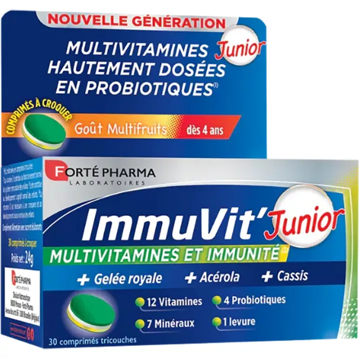 Forté Pharma Immuvit'junior 30 Comprimés à Croquer