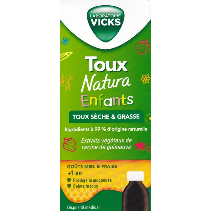 Vicks Natura Tosse Seca e Oleosa Crianças 140 ml