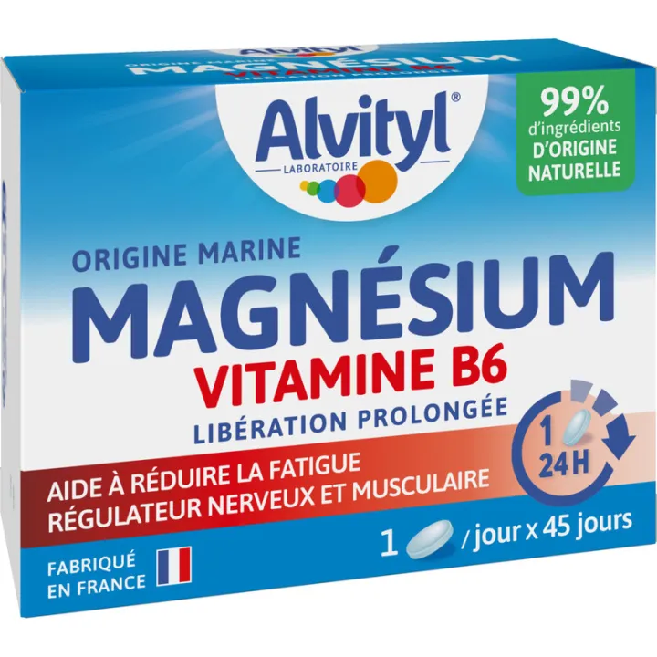 Alvityl Magnésio e Vitamina B6 de libertação prolongada