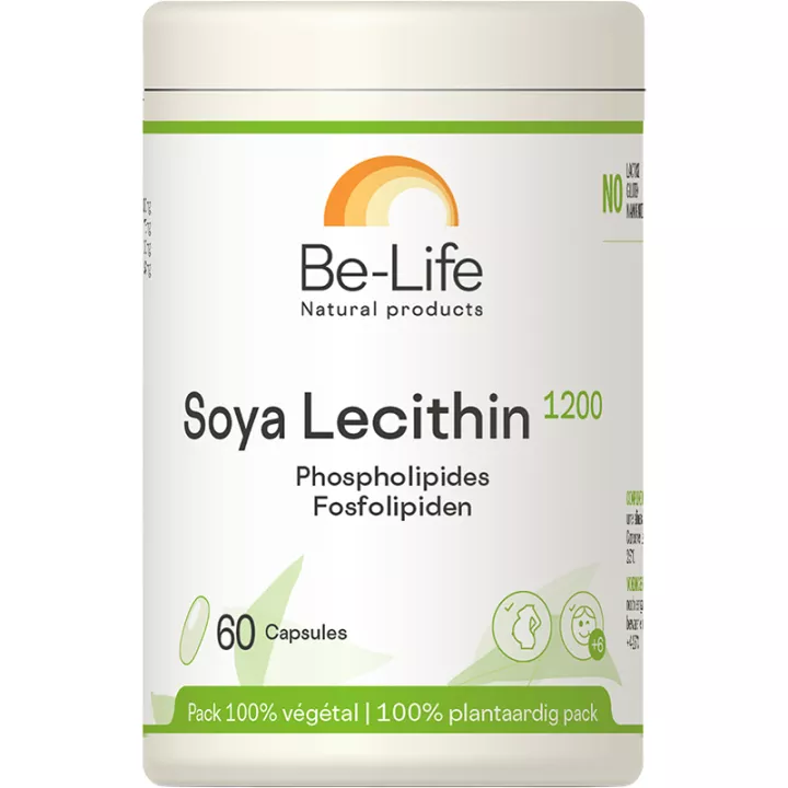 Be-Life Soya Lecithin 1200 Phospholipid Complex 60 cápsulas