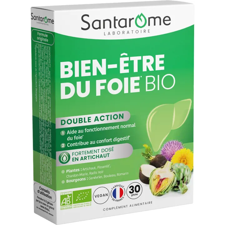 Santarome Bio Bien-Etre Du Foie 30 Gélules 
