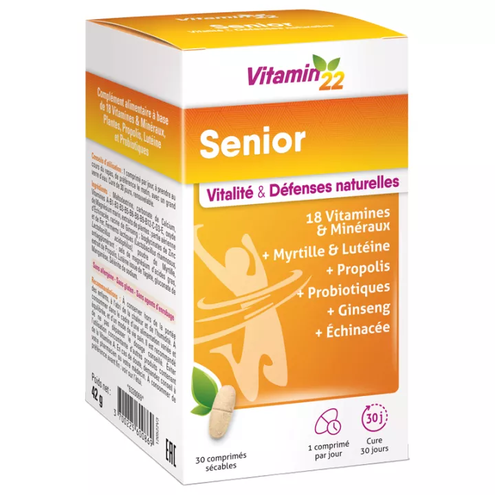 Vitamin'22 Senior 30 Tabletten