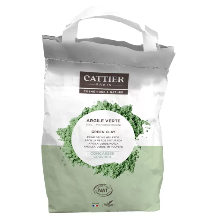 Измельченная зеленая глина Cattier 3 кг