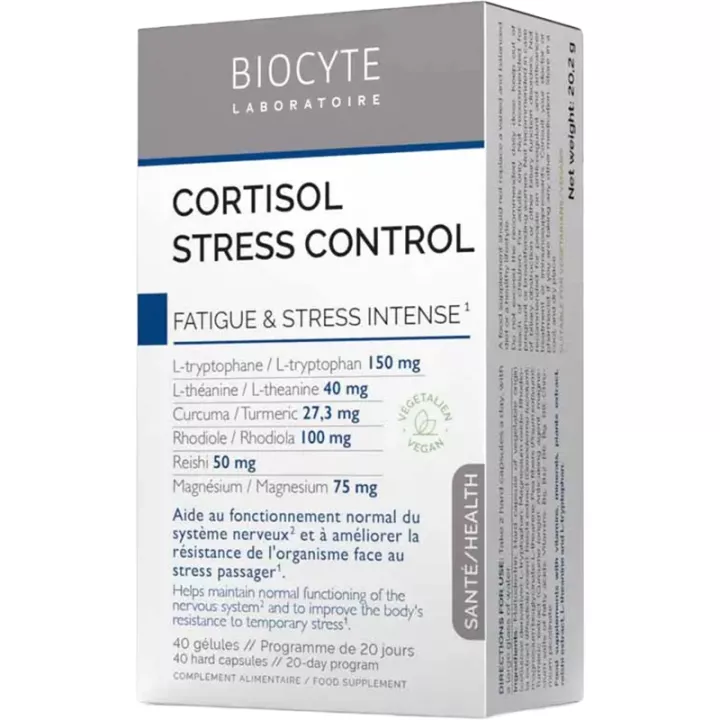 Biocyte Cortisol Stress Control 40 Capsules