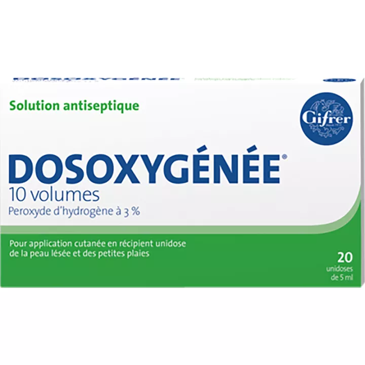 Dosoxygenee 10 Volumes 20 Unidoses 5ml