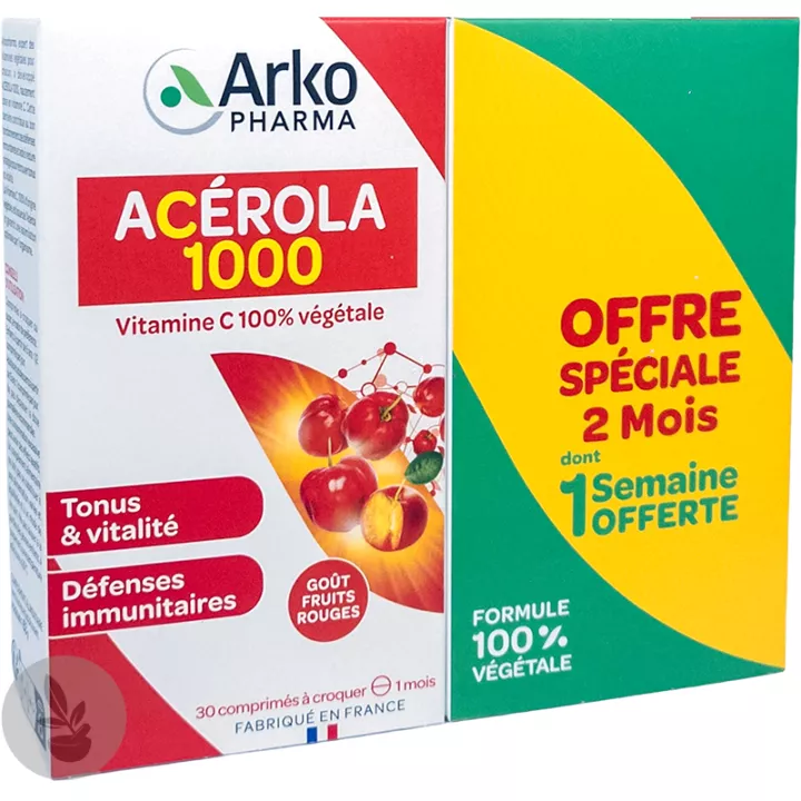 Arkopharma Acerola 1000 Natural Vitamin C
