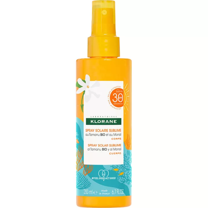 Klorane Polysianes Solaire Spray Sublimateur SPF30 200 ml
