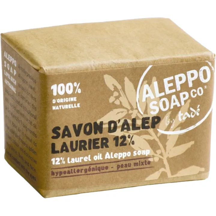 Tadé Aleppo-zeep met laurier 12% 190 g