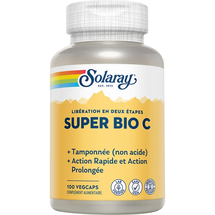 Solaray Super Bio C Befreiung in zwei Schritten Kapseln
