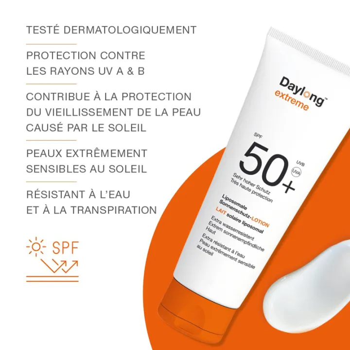 Daylong Extreme SPF50+ Leche solar liposomal