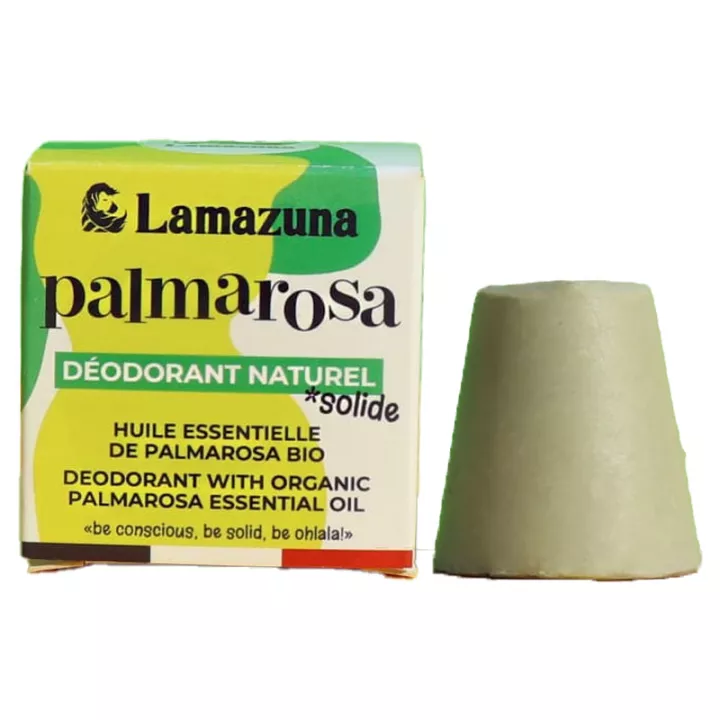 Desodorizante Lamazuna sólido palmarose 30g