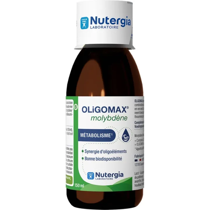Oligomax Molybdeen Nutergia Metabolisme 150 ml