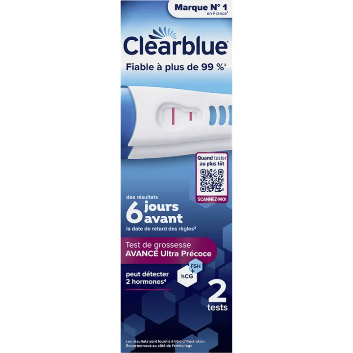 Clearblue Schwangerschaftstest „Advanced“ – für die früheste Erkennung