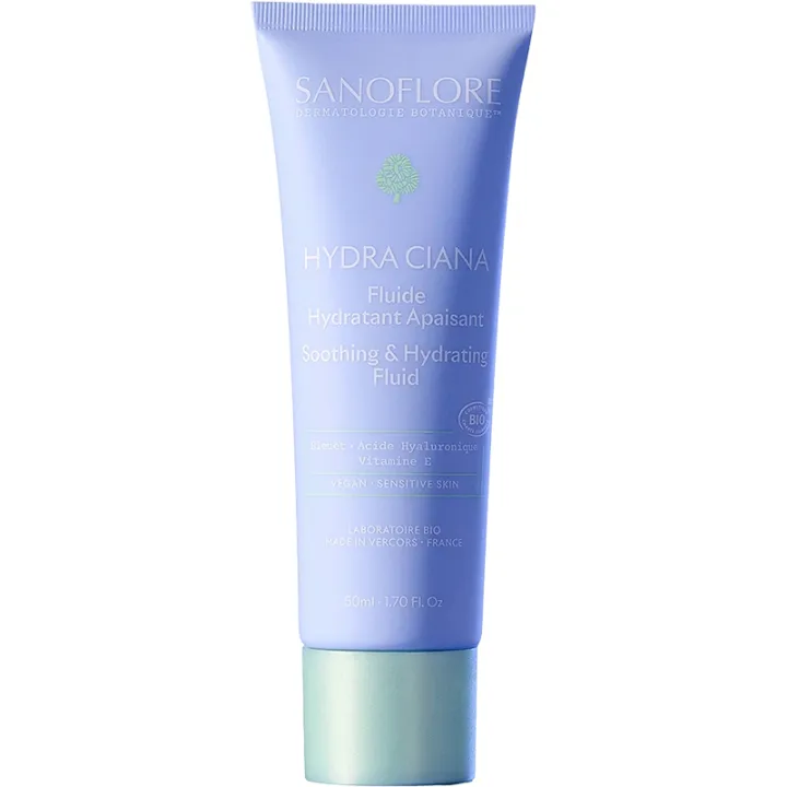 Sanoflore Hydra Ciana Soothing Moisturizing Fluid 50ml