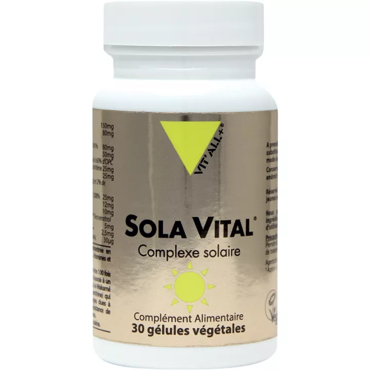 Vitall + Sola Vital Solar Complex in pflanzlichen Kapseln