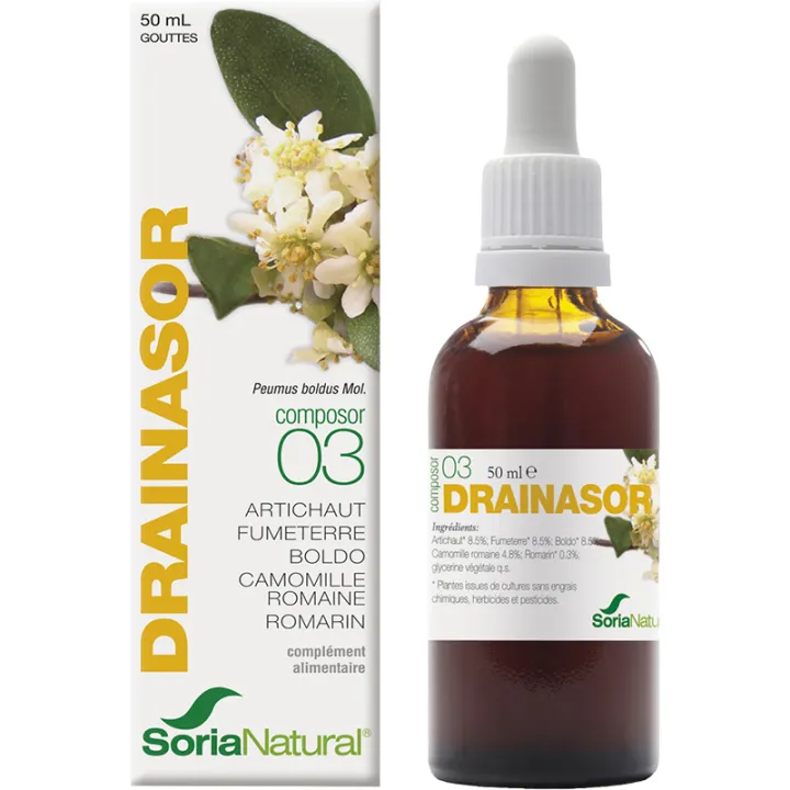 Soria Natural Drainasor C-3 drainer, ontsluiting 50ml