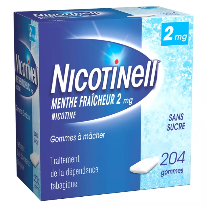 Nicotinell 2 mg Menta Freschezza 204 gomme da masticare antifumo