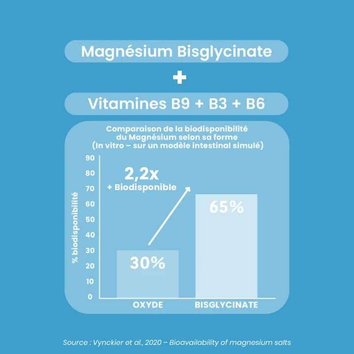 Santarome Bisglicinato de magnésio + 360 mg, 60 cápsulas