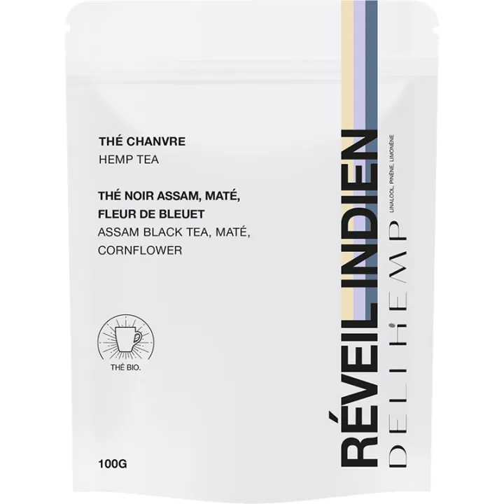Delihemp Réveil Indien Thé noir Chanvre Bio 100g