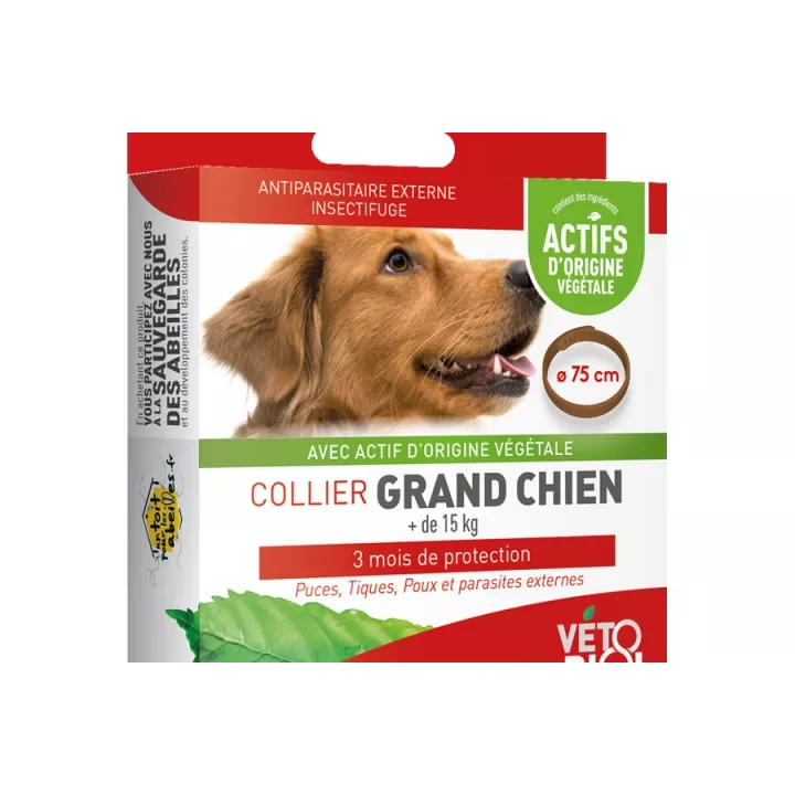 Vetobiol Collare antiparassitario naturale per cani di piccola taglia -15 kg