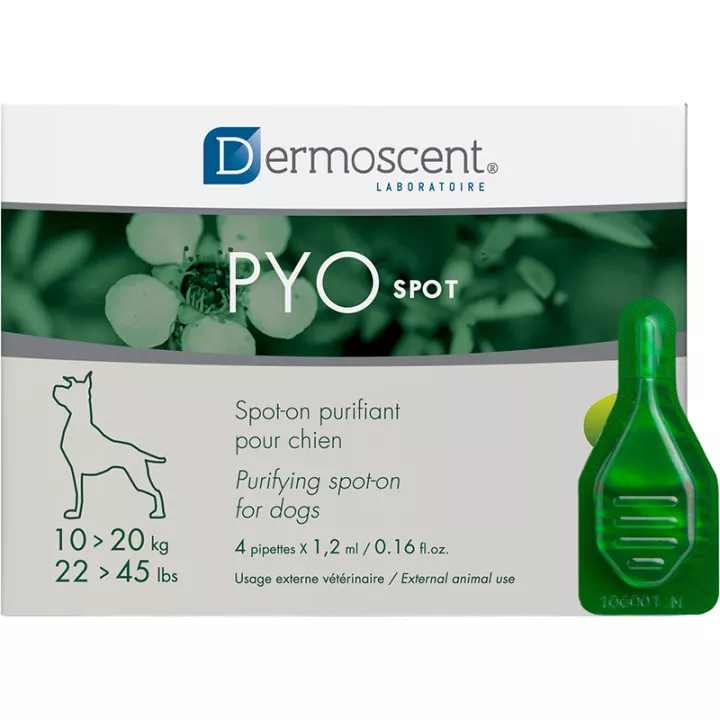 Dermoscent PYOSpot Spot-On Zuiverende Huidinfecties voor Honden