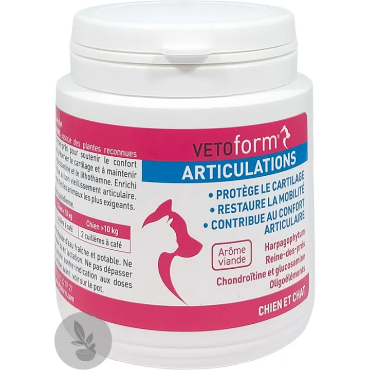 Vetoform Gewrichtsvoedingssupplement voor honden en katten 100 g