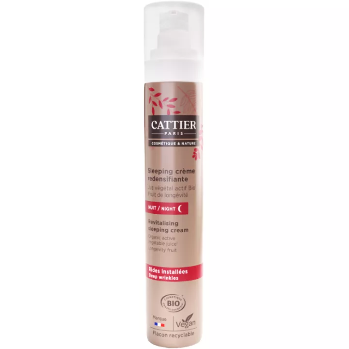 Creme de noite redensificante para dormir Cattier 50ml