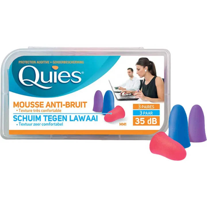 Защита для слуха Quies Disco Foam 3 пары