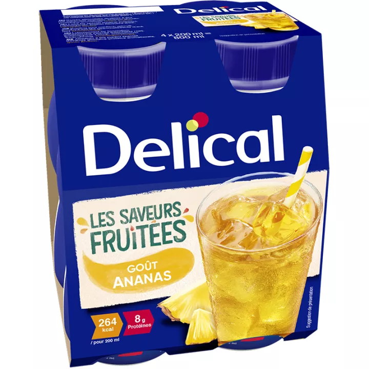 Bevanda ai sapori fruttati Delical 4x200ml