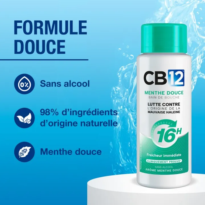 CB12 Zoete Munt Mondwater 250 ml