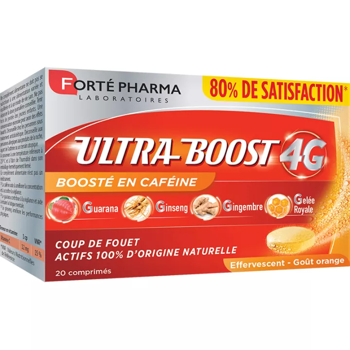Forté Pharma Ultra Boost 4G Boosté en Caféine Effervescent