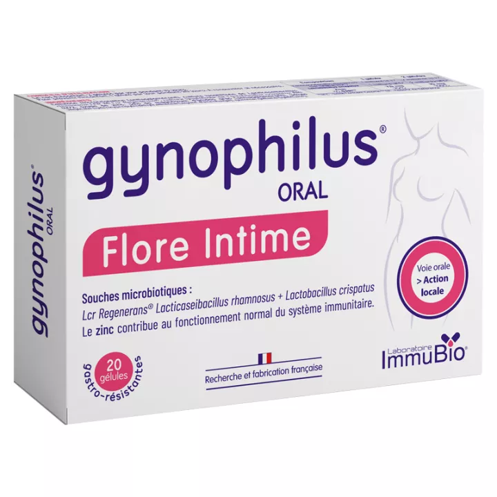 Gynophilus Flora Íntima Oral 20 cápsulas Immubio