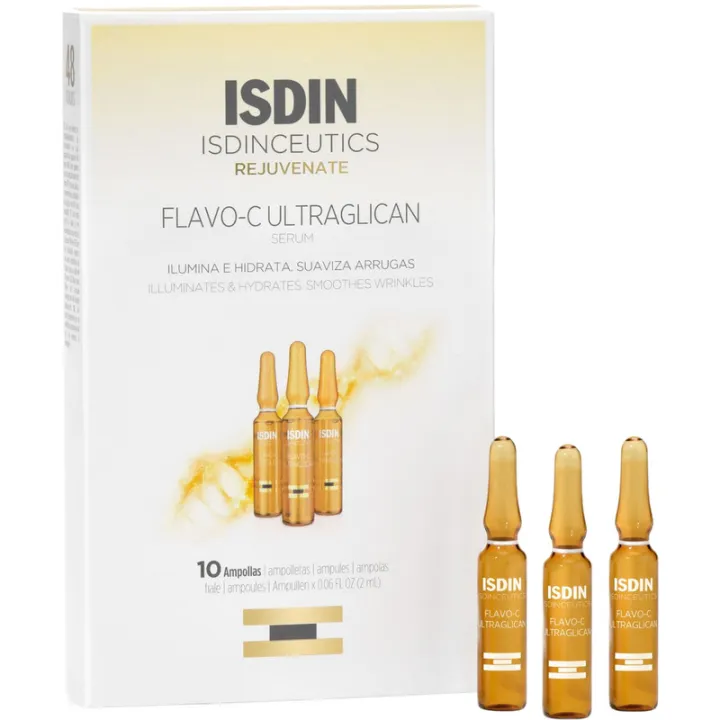 Isdin Flavo C Ultraglican Serum ampoule