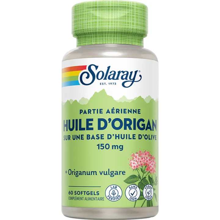 Solaray Oregano olie 150 mg 60 capsules