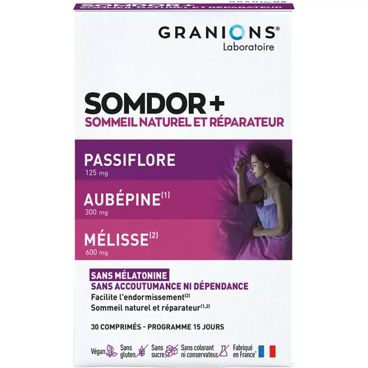 Granions Somdor+ Sono e Sonolência 30 Comprimidos