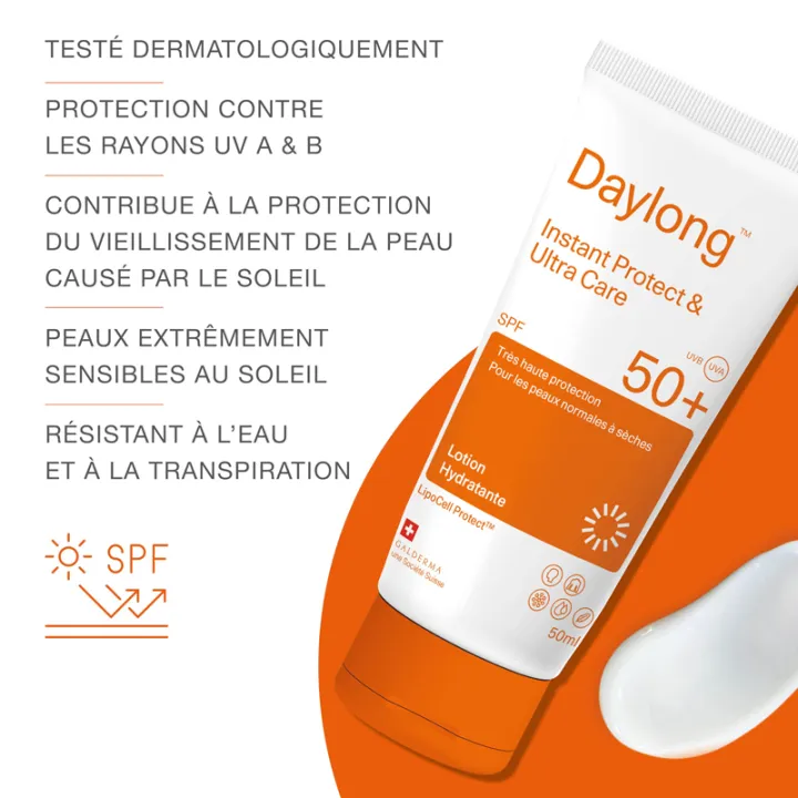 Daylong Instant Protect & Ultra Care Lozione Idratante SPF50+