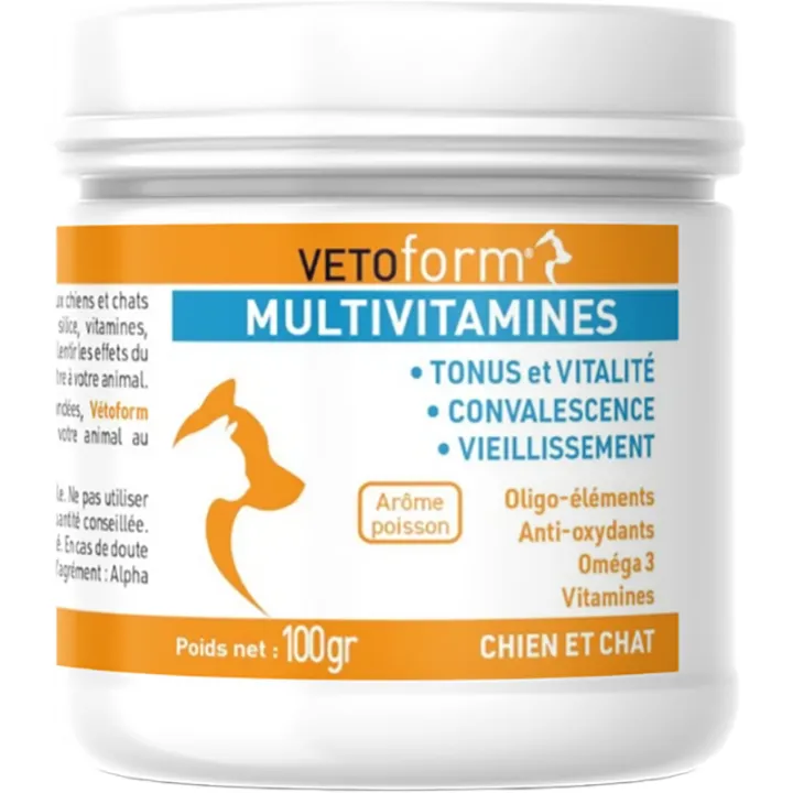 Vetoform Multivitamines Chat et Chien 100 g