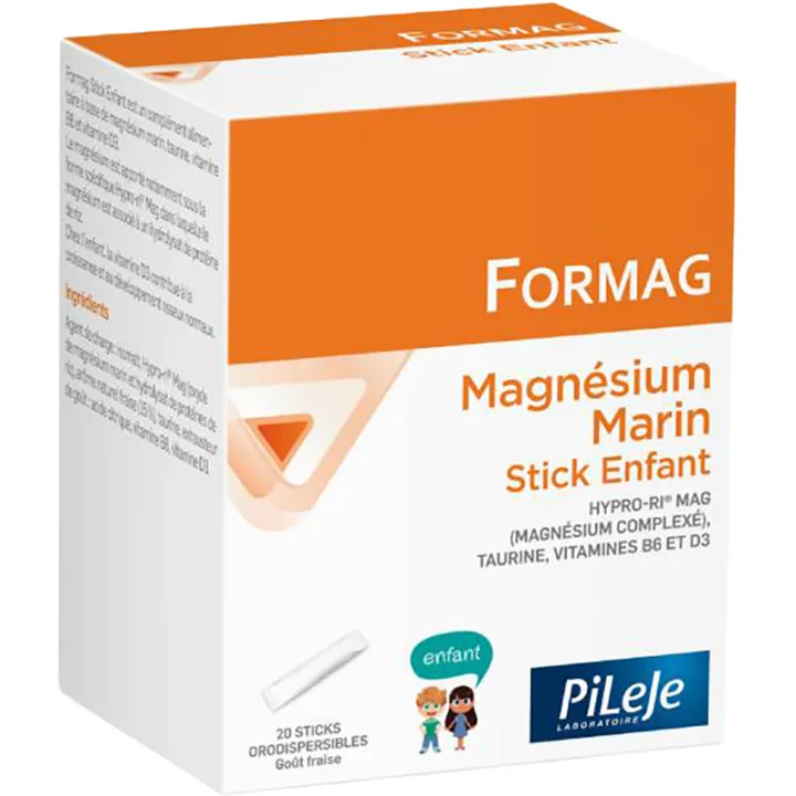 Formag magnesio marino 20 Sticks Niños Pileje