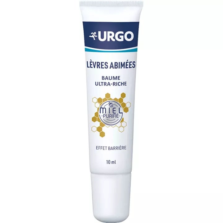 Urgo Geschädigte Lippen Ultra-reichhaltiger Balsam Honig 10ml