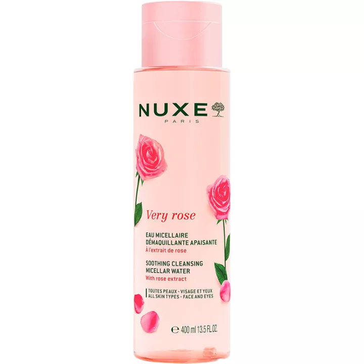 Nuxe Very Rose Eau Micellaire Démaquillante Apaisante Visage & Yeux
