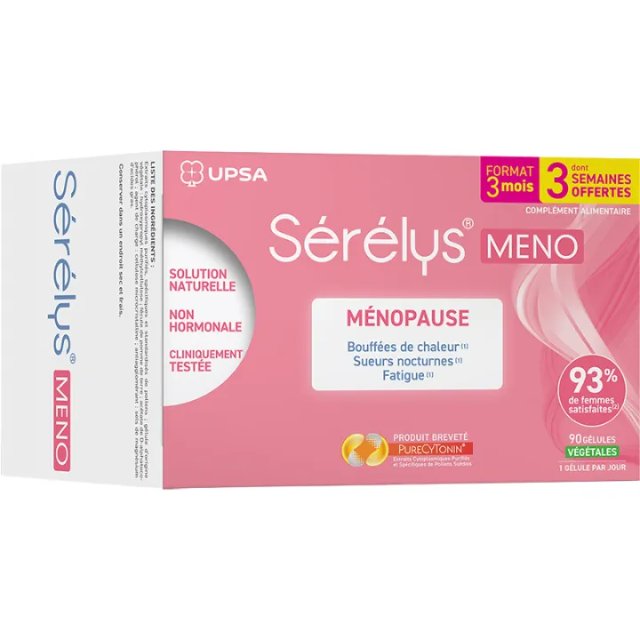 Serelys Meno Menopause vegetarian capsules