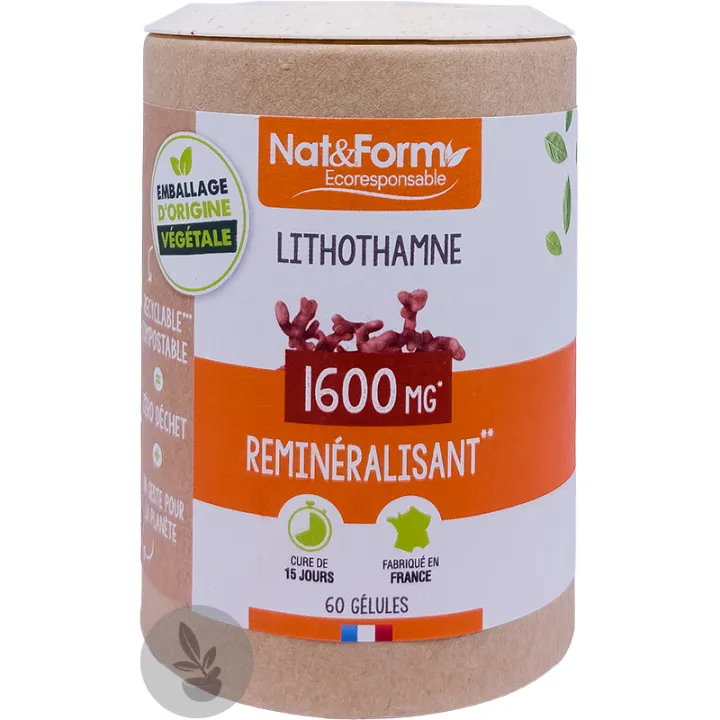 Nat & Form Lithothamne 60 Gélules