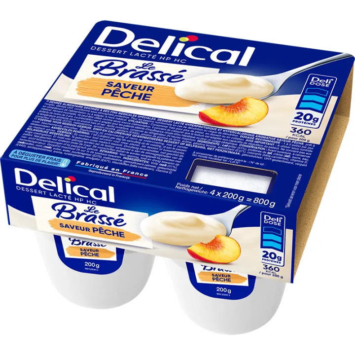 Delical Dessert Lacté HP HC Le Brassé 4x200g