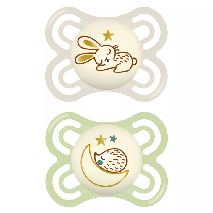 Mam Pacifier Perfect Night 2-6 Months set of 2 Ref 12