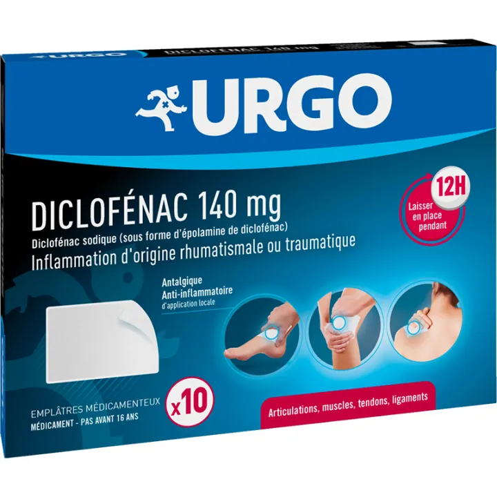 Urgo Diclofenac 140 mg plasters