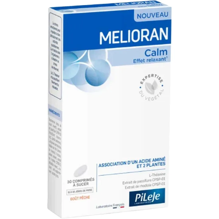 Pileje Melioran Calm Ontspannend effect 30 zuigtabletten