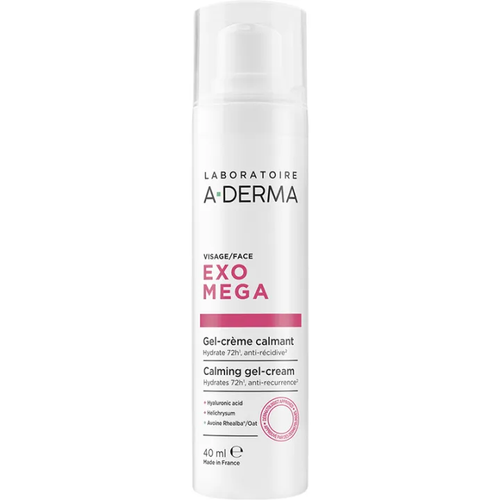 A-derma Exomega Facial Calming Gel-Cream 40ml