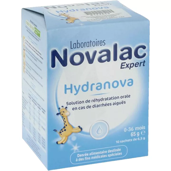 Novalac Hydranova 10 Sachets De 6,5g