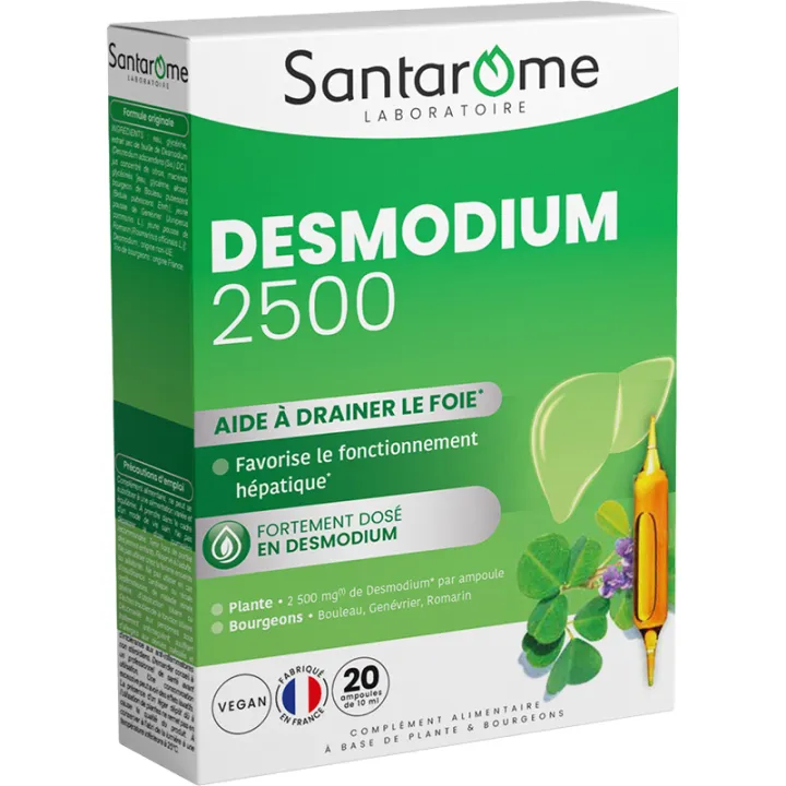 Santarome Desmodium 2500 20 flesjes 10ml
