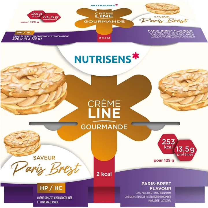 Crème Dessert Cremeline Gourmanque Nutrisens 4x200g